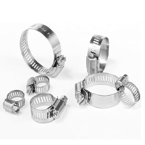 Hortum Boru Kelepçesi Ayarlı Galvaniz Kaplama Bahçe Hortum Bağlantı Aparatı Endüstriyel Otomotiv Boru Kelepçesi (16x23,5)