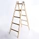 Holzleiter Standard 2×5 Stufen zweiseitige Klappleiter