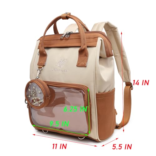 CHERRY SAUCE Ita Bag Pin Kawaii Cute Display Mommy Backpack for School Anime Cosplay with Insert2