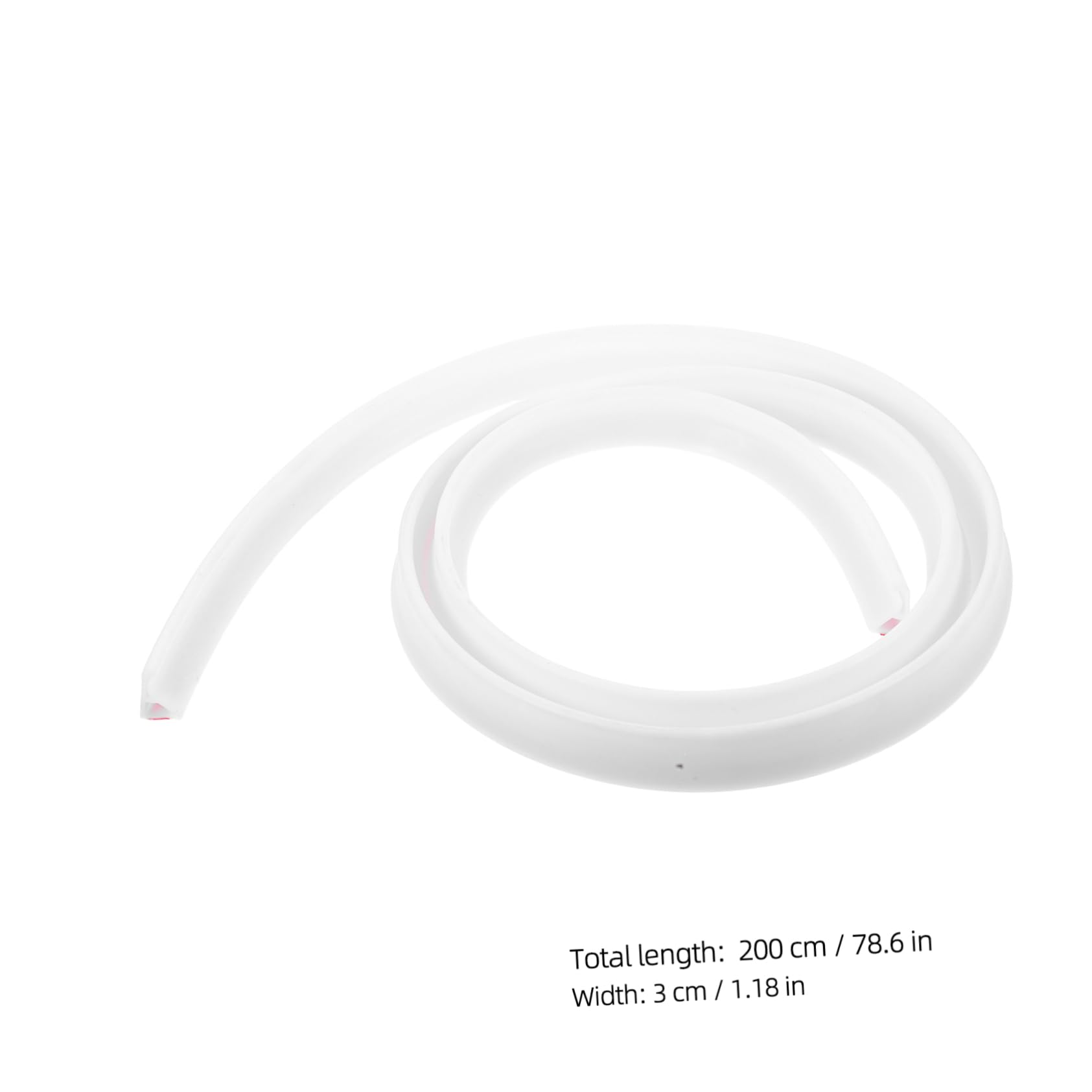 LALAFINA Shower Water Stopper Upgraded Curved Silicone Water Barrier Strip for Bathroom Kitchen Easy Installation Durable Design Stylish Decor Enhancer