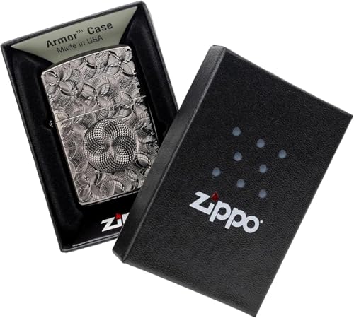 Encendedor Zippo Glitter 8 NB Negro con Sticker Especial miniatura 5