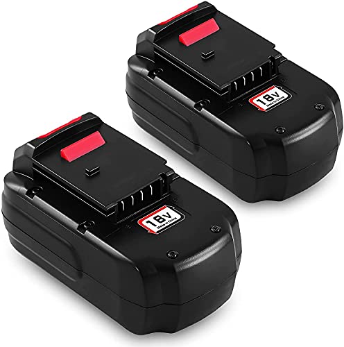 2 Pack PC18B 18 Volt Ni-Mh Replacement Battery Compatible with Porter Cable 18V Battery PCC489N PC18BLX Compatible with Porter Cable PCMVC PCXMVC Charger