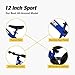 Strider 12” Sport Bike, Blue - No Pedal Balance Bicycle for Kids 1 to 4 Years - Includes Safety Pad, Padded Seat, Mini Grips & Flat-Free Tires - Tool-Free Assembly & Adjustments