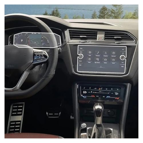 Protection verre trempé VW Tiguan 2021 film haut de gamme pour écran navigation tactile 8"
