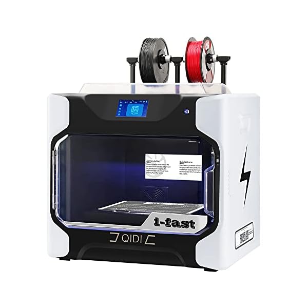 QIDI TECH i Fast FDM Imprimante 3D, Structure de qualité Industrielle, avec Double extrudeuse pour Une Impression Rapide, détection de Filament, Grande Taille d'impression 330 × 250 × 320 mm 2 QIDI TECH i Fast FDM Imprimante 3D, Structure de qualité Industrielle, avec Double extrudeuse pour Une Impression Rapide, détection de Filament, Grande Taille d'impression 330 × 250 × 320 mm