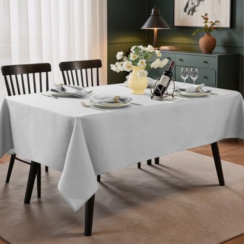 SASTYBALE Rectangle Tablecloth 60 x 120 Inch Gray Tablecloth by SASTYBALE - Used condition - Image 4
