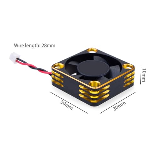 Ventilateur de refroidissement puissant à motif rouge pour boîtier compact
