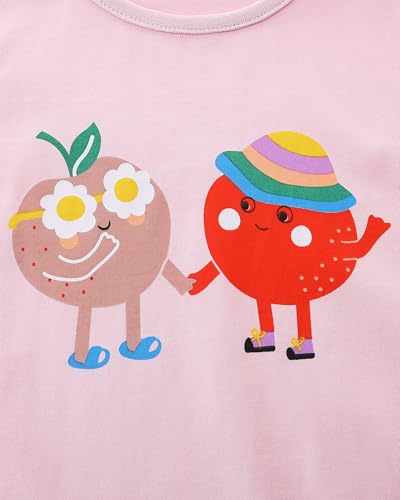 Image of AIWUHE Toddler T Shirts Cotton Summer Tshirts Boys Girls Short Sleeve Tee Tops Casual Graphic Clothes Crew Neck Shirts 2-6Y