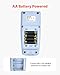 VEVOR Turbidity Meter, 0–1000 NTU Measuring Range, ISO 7027 Compliant, Portable Red Light Turbidimeter, Quick Reading, with Calibration Solutions, Sample Vials, and Carry Case, for Field and Plant