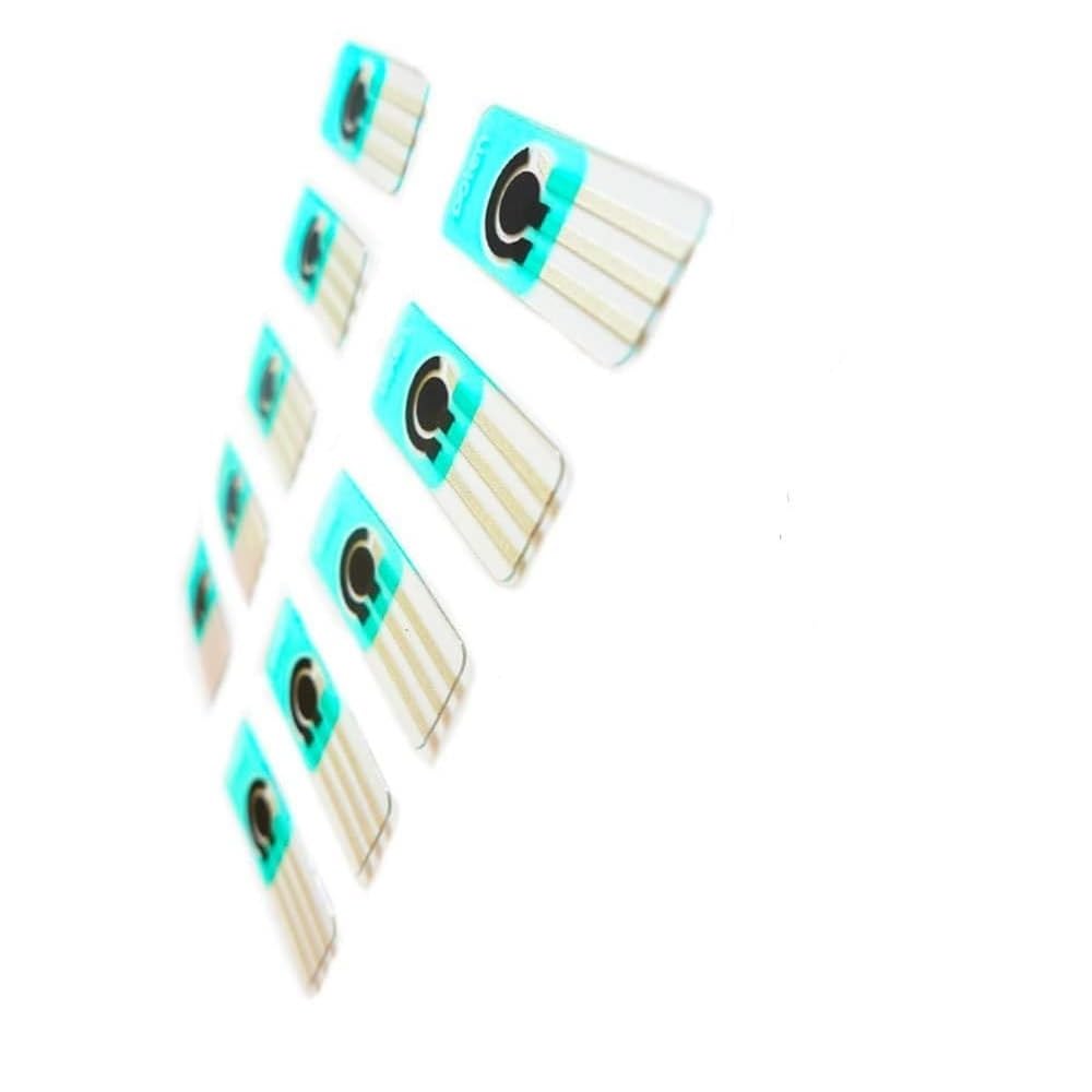 3-in-1 Screen-Printed Electrodes Carbon Working Reference Auxiliary 100pcs | Carbon working, reference & auxiliary electrodes for environmental, clinical, food analysis.