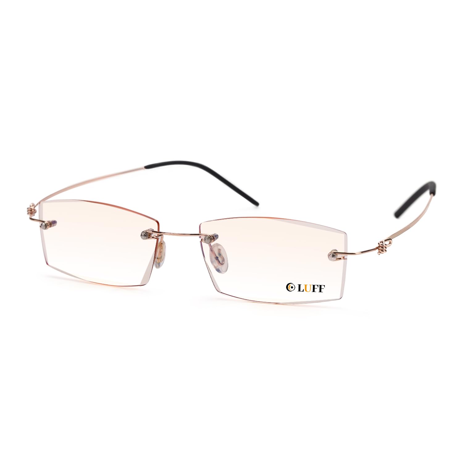 Photo 1 of LUFF Rimless Reading Glasses - 0.49oz Ultra-Light Readers