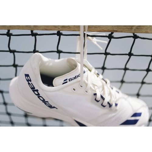 Babolat Men's Jet Mach 4 All Court Tennis Shoes, Cream/Dark Blue (Men's US Size 7.5) by Babolat - Image 4