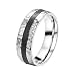 Produktbild DOOSTI Partnerring/Trauring STRONG chirugischer Edelstahl mit Carbon  inkl. Gratis Gravur
