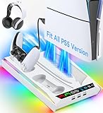 harga ps 3 slim 160gb 3 Velocità di Ventilazione: Con un pulsante sensibile al tocco, la ventola turbo integrata offre una comoda regolazione della dissipazione del calore a 3 velocità. Espelle l'aria calda dal lato, garantendo un raffreddamento efficiente. Oltre a collegarsi facilmente all'interfaccia USB sul retro della console PS5 per l'alimentazione, il supporto ps5 può essere alimentato da una serie di fonti di alimentazione come PC, USB HUB, presa a muro e adattatore CA.