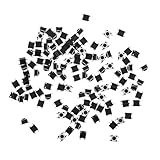 NUOBESTY 100pcs Momentary Tactile Push Button Switch Set Surface Mount Circuit Replacement Buttons for PCB Controls Micro Tact for Industrial Electrical Applications