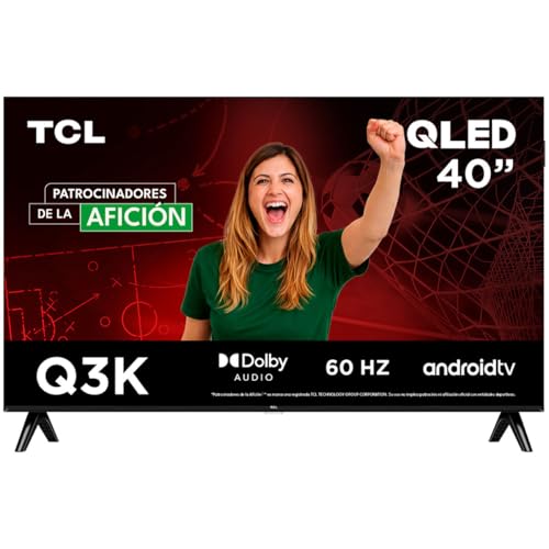 La Mejor Selección de smart tv pioneer Top 10. 41 TCL Smart TV Pantalla 40' 40Q3K Android TV FHD QLED Google Cast | Alexa | 2K HDR10| NITS 300 | Panel 60 Hz | Dolby Digital +