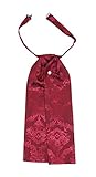 Historical Emporium Men's Satin Jacquard Puff Tie