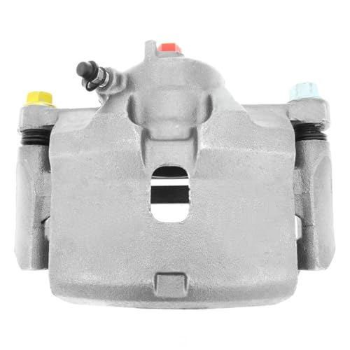Image of Detroit Axle - Front Right Brake Caliper for 1990 1991 1992 1993 1994 1995 Honda Accord [w /Akebono Brake], Passenger Side Disc Brake Caliper with Bracket Replacement