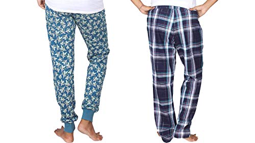 Image of B STORIES Women's Pyjama Pants - Relaxed Fit Nightwear Bottoms | Soft Pyjamas with Pockets | Breathable & Comfortable Sleepwear for Women (S-2XL)
