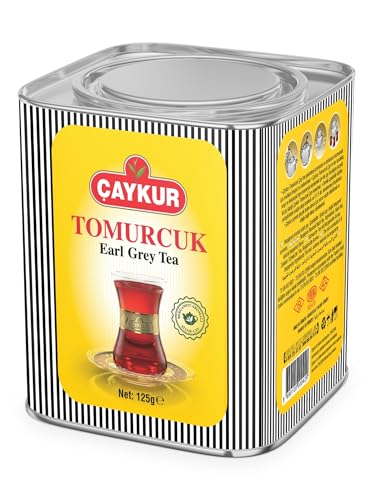 ÇAYKUR Earl Grey Tea Tomurcuk, Tea Buds, Loose Leaf with Natural Bergamot Aroma, Flavor Enhancer Young leaves Black Tea 125gr / 4.4 oz