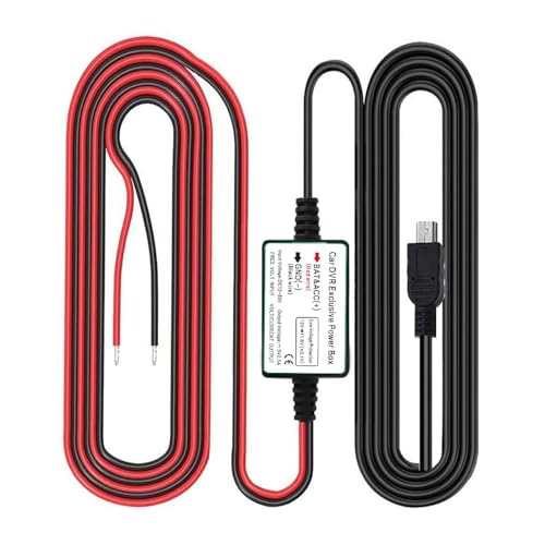 Dash Cam Hardwire Kit with Fuse and Low Voltage Protection