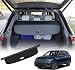 Vesul Black Tonneau Cover Rear Trunk Cargo Luggage Security Shade Cover Compatible with Volkswagen VW Tiguan 2018 2019