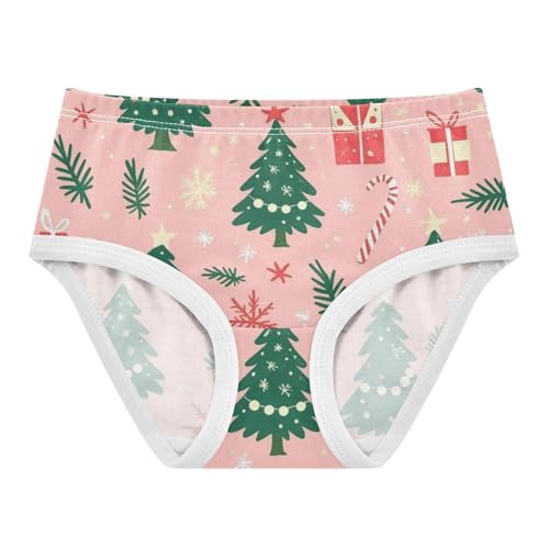 Girls' Sport Panties Organic Underwear for Girls Cute Reindeer Pattern