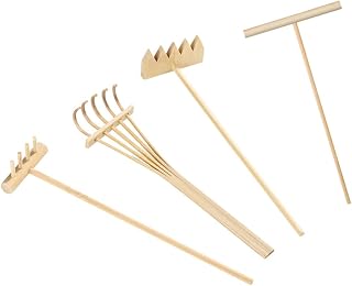 COHEALI Mini Rake Toys 4Pcs Sand Rake Tools Sand Painting Rakes Sand Table Accessories Sand Table Mini Rakes Sand Smoothing Rakes for Shop Office Japanese Garden Rake