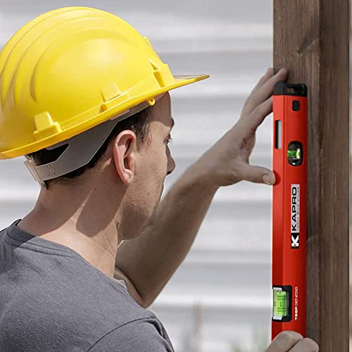Kapro - 781 Genesis Box Level - Features Horizontal Vial And Dual-View Plumb Site - Vpa Certified - Aluminum - 48 Inch #TOP2