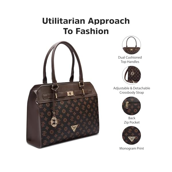 lavie signature womens manhattan satchel handbag for women satchel bag for work ladies purse stylish shoulder bag gift for women