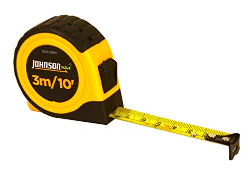 Ruban à mesurer métrique Johnson Level 1828-0010 pour mesure précise