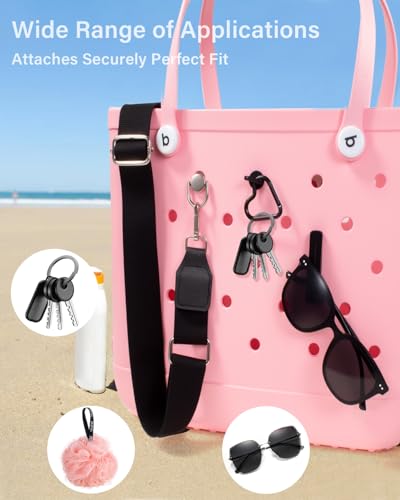 Image of LETGO Shoulder Strap for Bogg Bag Accessories Adjustable Replacement Crossbody Strap 4 Pcs Keychain Hooks Keyholder Bogg Bag