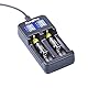 DuraPro LCD Dual USB Intelligentes Ladegerät für Li-Ion/NI-MH/NI-Cd 18650 18500 18490 18350 17670 17500 16340 (RCR123) 14500A AA AAA AAAA Wiederaufladbare Akkus