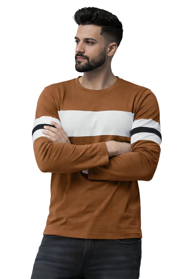 Image of THE DRY STATE Mens Cotton Full Sleeves Tshirt
