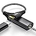 Produktbild ESR verbesserter 2-in-1 USB C Kopfhörer Adapter Nylonkabel mit Ladebuchse, Schnellladen Unterstützt, Typ-C auf 3.5 mm Audio Adapter für Aux, Kompatibel mit Galaxy S22/S21/S10, iPad Air 5/4/Mini 6/Pro