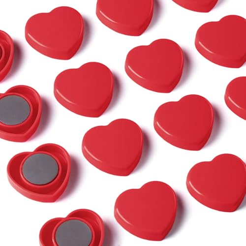 Imanes Decorativos Corazón Rojo 20 Piezas miniatura 2