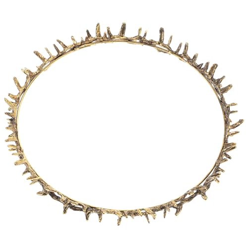 Couronne en métal doré pour hommes devenez le roi de la fête et du bal