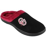 Comfy Feet Unisex Adult Classic Slipper, Oklahoma Sooners, 8.5-10 Women/7.5-9 Men US