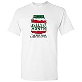 UGP Campus Apparel Jelly of The Month Club, The Gift That Keeps On Giving - Funny Christmas Movie T Shirt - 2X-Large - White