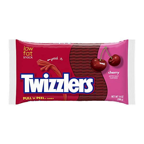 Dulces TWIZZLERS Pull'n Peel sabor cereza 14 onzas x6 miniatura 1