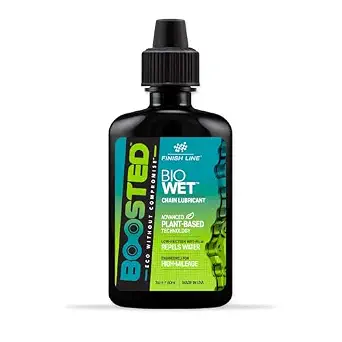 Finish Line Boosted Bio Wet Bike Chain Lubricant, 2 oz