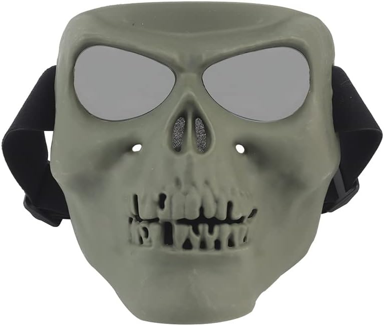 Outdoor Paintball Shooting Face Protection Gear Tactical Halloween Cosplay Horror Skull Mask