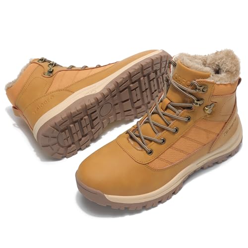 Image of SKDOIUL Men's Waterproof Outdoor Warm Snow Boots