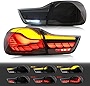 VLAND LED Tail Lights Compatible with 4-series BMW GTS F32 F33 F36 F82 F83 2014-2020 Sedan/ Convertible/ Coupe w/Sequential w/Dynamic Animation Dragon Scale (Smoke)