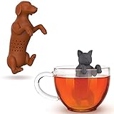 【Diseño humanizado】El colador de té de silicona tiene muchos agujeros pequeños, que pueden filtrar eficazmente las hojas de té y evitar que entren en el agua. Incluso si la forma de la taza de té es diferente, se puede colgar en la pared de la taza. Un interesante difusor de té hará que te enamores de beber té.