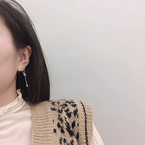 Aretes 925 antialérgicos elegantes pendientes de borla larga cómodos 2