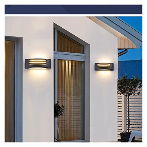 Aplique de Pared Impermeable ZYFSHA Lámpara Antióxido para Exterior y Humedad 7