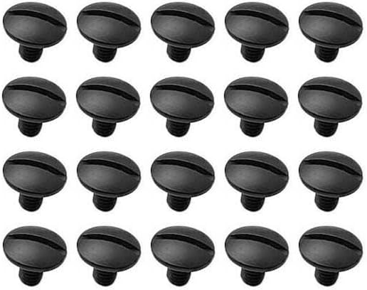 20PCS M3 Thread Stainless Steel Screws are Suitable for Scales Handle Fastening Accessories(Silver)