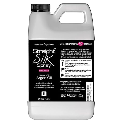 Straight Silk Spray with Moroccan Argan Oil