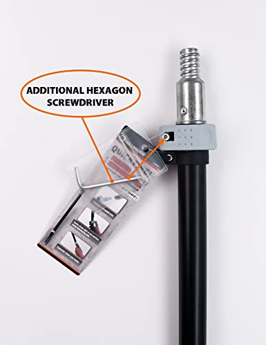 Rollingdog Paint Roller Extension Pole - Telescoping Handle With Threaded Pole,Reach Higher And Farther With Ease,Extension Pole For Painting(27.5Inch-47.2Inch) #TOP4